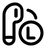 Airbuds Left icon