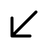 Arrow Left Down icon