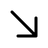 Arrow Right Down icon