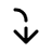Arrow To Down Left icon