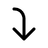 Arrow To Down Left icon