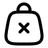 Bag Cross icon