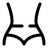 Body Shape Minimalistic icon