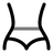 Body Shape Minimalistic icon