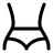 Body Shape Minimalistic icon