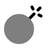 Bomb Minimalistic icon