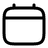 Calendar Minimalistic icon
