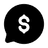 Chat Round Money icon