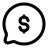 Chat Round Money icon