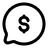 Chat Round Money icon