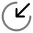 Circle Top Down icon