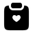 Clipboard Heart icon