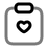 Clipboard Heart icon