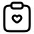 Clipboard Heart icon