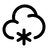Cloud Snowfall icon