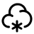 Cloud Snowfall icon