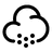 Cloud Snowfall Minimalistic icon