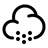 Cloud Snowfall Minimalistic icon