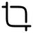 Crop Minimalistic icon