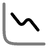 Diagram Down icon