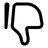 Dislike icon