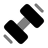 Dumbbell Large Minimalistic icon