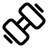 Dumbbell Large Minimalistic icon