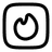 Fire Square icon