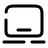 Laptop Minimalistic icon