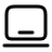 Laptop Minimalistic icon