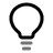 Lightbulb Minimalistic icon