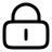 Lock Keyhole Minimalistic icon