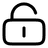Lock Keyhole Minimalistic Unlocked icon