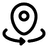 Map Point Rotate icon