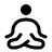 Meditation Round icon