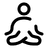 Meditation Round icon