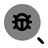 Minimalistic Magnifer Bug icon
