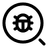 Minimalistic Magnifer Bug icon