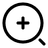Minimalistic Magnifer Zoom In icon