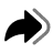 Multiple Forward Right icon
