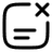 Notification Lines Remove icon