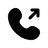 Outgoing Call Rounded icon