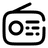 Radio Minimalistic icon