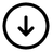 Round Arrow Down icon