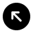 Round Arrow Left Up icon