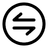 Round Transfer Horizontal icon