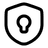Shield Keyhole icon
