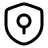 Shield Keyhole Minimalistic icon