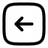 Square Arrow Left icon