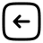 Square Arrow Left icon